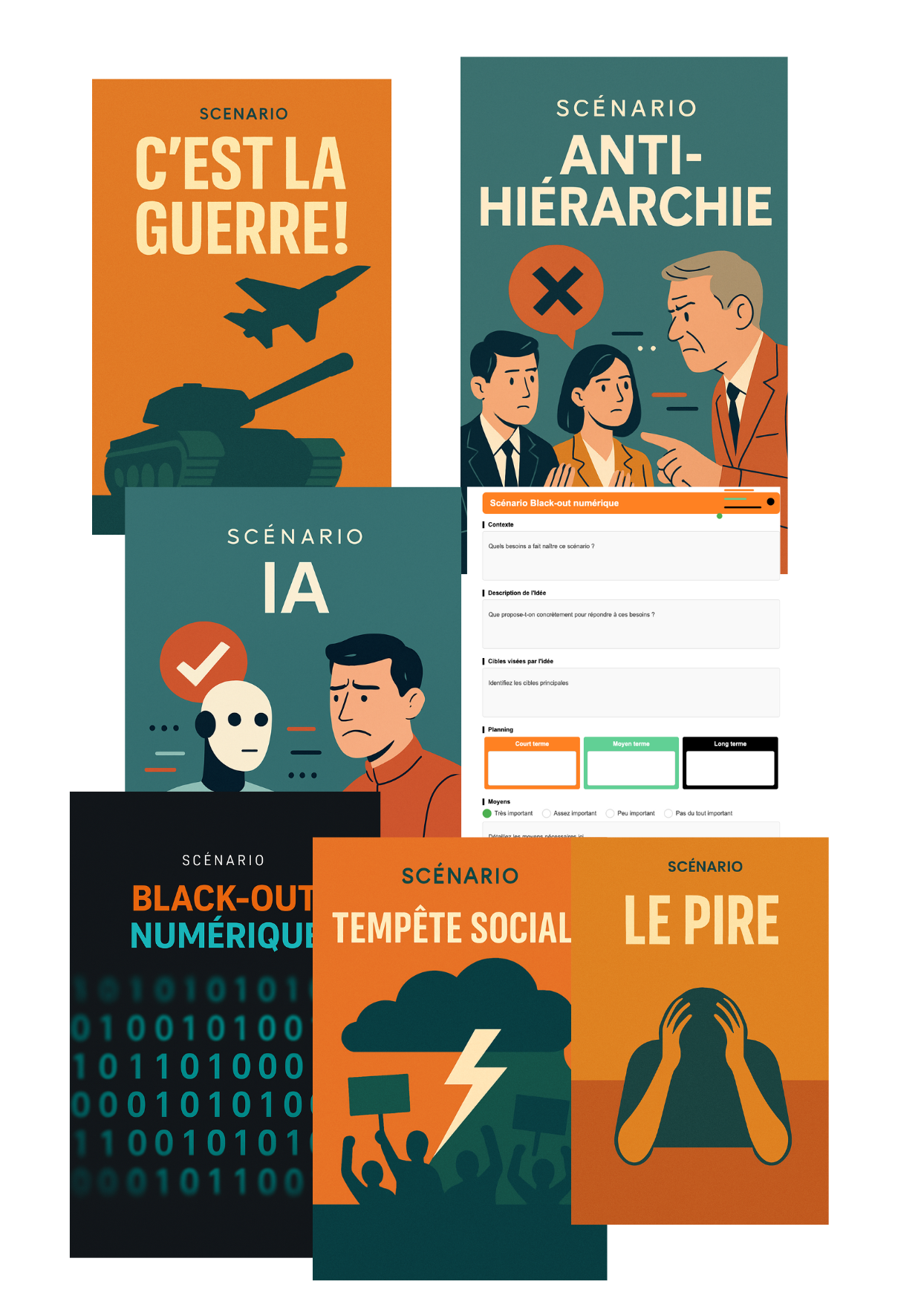 Jeu de cartes la Fresque du Futur